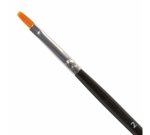 Кисть BRAUBERG синтетика, плоская, №2, 200865