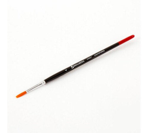 Кисть BRAUBERG синтетика, плоская, №4, 200867