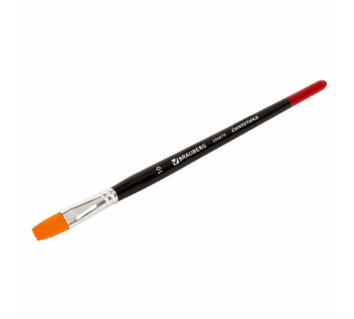 Кисть BRAUBERG синтетика, плоская, №10, 200870