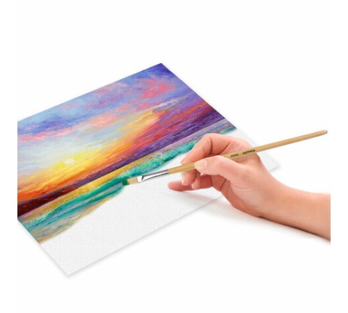 Кисть BRAUBERG щетина, плоская, №4, 200882