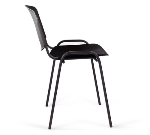 Стул STAFF "Iso Plast CF-009", черный каркас, пластик черный, 532569 Стул STAFF "Iso Plast CF-009", черный каркас, пластик черный, 532569