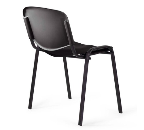 Стул STAFF "Iso Plast CF-009", черный каркас, пластик черный, 532569 Стул STAFF "Iso Plast CF-009", черный каркас, пластик черный, 532569