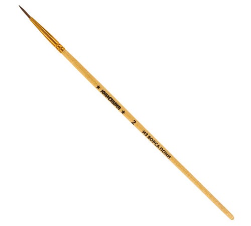 Кисти ЮНЛАНДИЯ, набор 5 шт. (ПОНИ: круглые № 1, 2, 3, 4, 5), блистер с европодвесом, 200893