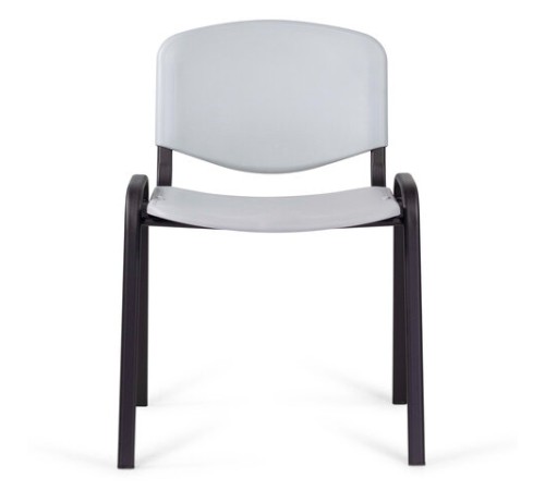 Стул STAFF "Iso Plast CF-009", черный каркас, пластик серый, 532570 Стул STAFF "Iso Plast CF-009", черный каркас, пластик серый, 532570