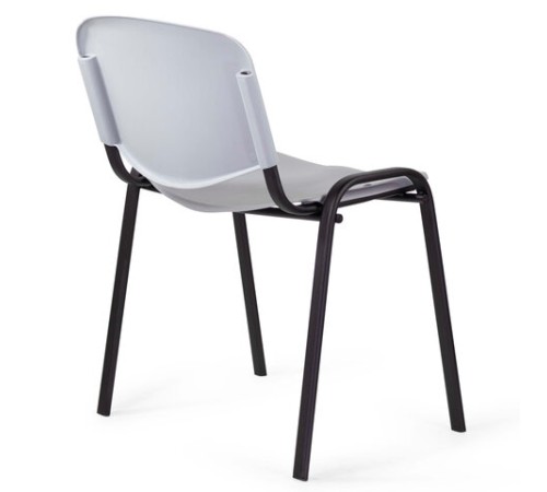 Стул STAFF "Iso Plast CF-009", черный каркас, пластик серый, 532570 Стул STAFF "Iso Plast CF-009", черный каркас, пластик серый, 532570