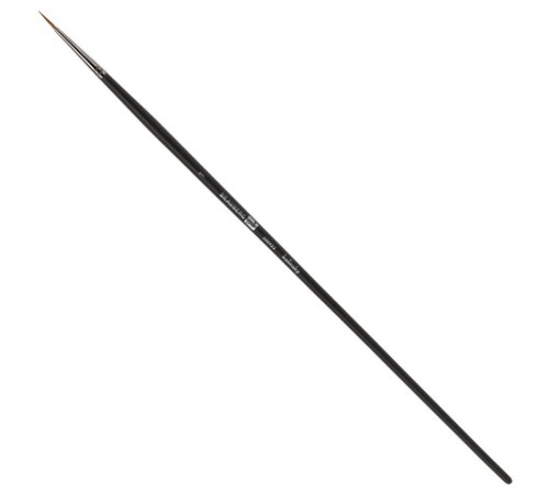 Кисть художественная проф. BRAUBERG ART CLASSIC, колонок, круглая, № 1, длинная ручка, 200922