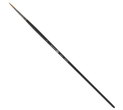 Кисть художественная проф. BRAUBERG ART CLASSIC, колонок, круглая, № 3, длинная ручка, 200924