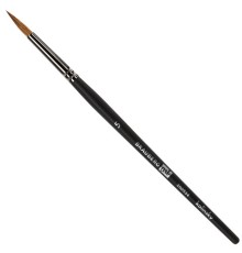 Кисть художественная проф. BRAUBERG ART CLASSIC, колонок, круглая, № 5, короткая ручка, 200934