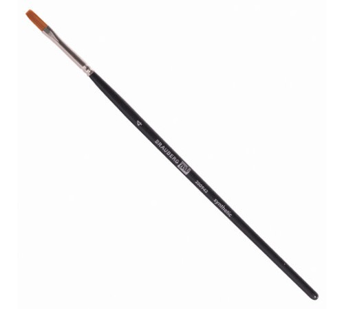 Кисти художественные BRAUBERG ART, набор 4 штуки, синтетика, (круглые № 1, 3, плоские № 4, 10), 200943