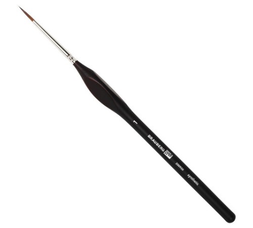 Кисти художественные набор 5 шт., синтетика, BRAUBERG ART CLASSIC, ЭРГОНОМИЧНЫЕ, 200950