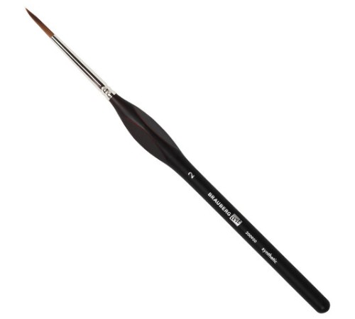 Кисти художественные набор 5 шт., синтетика, BRAUBERG ART CLASSIC, ЭРГОНОМИЧНЫЕ, 200950