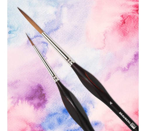 Кисти художественные набор 12 шт., синтетика, BRAUBERG ART CLASSIC, ЭРГОНОМИЧНЫЕ, 200951