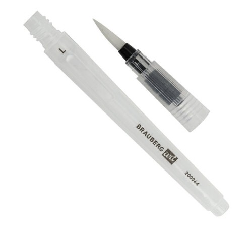 Кисти художественные с резервуаром для воды, синтетика, набор 3 шт., BRAUBERG ART DEBUT, 200964