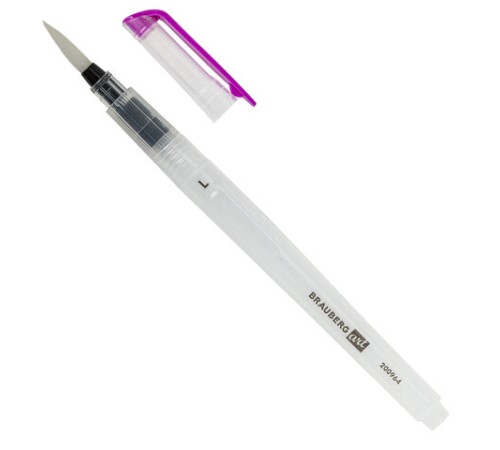 Кисти художественные с резервуаром для воды, синтетика, набор 3 шт., BRAUBERG ART DEBUT, 200964