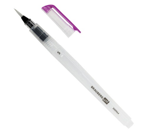 Кисти художественные с резервуаром для воды, синтетика, набор 3 шт., BRAUBERG ART DEBUT, 200964