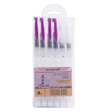 Кисти художественные с резервуаром для воды, синтетика, набор 6 шт., BRAUBERG ART DEBUT, 200965