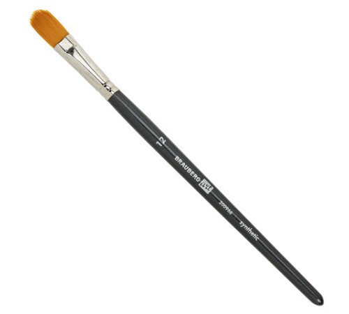 Кисти художественные набор 12 шт. в черном пенале, синтетика, BRAUBERG ART CLASSIC, № 0-14 + веерная, 200966