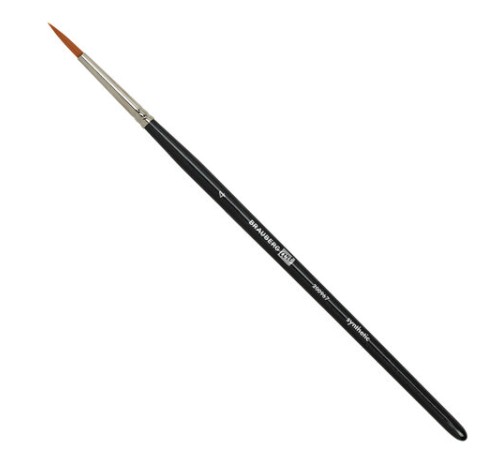 Кисти художественные набор 12 шт. в черном пенале, синтетика, BRAUBERG ART CLASSIC, № 0-20, 200967