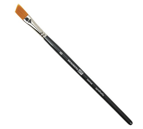 Кисти художественные набор 12 шт., в черной скрутке, синтетика, BRAUBERG ART CLASSIC, № 1-14 + веерная, 200968