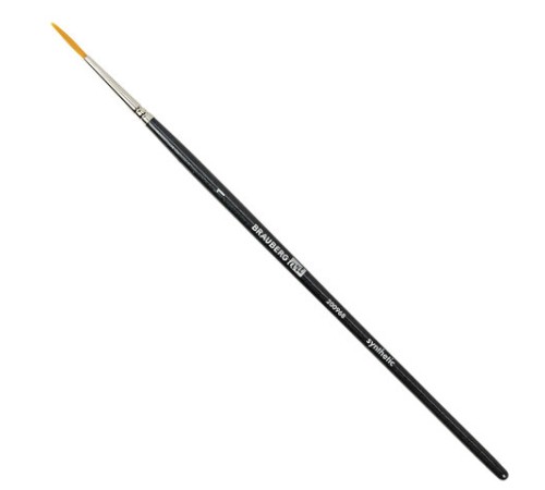 Кисти художественные набор 12 шт., в черной скрутке, синтетика, BRAUBERG ART CLASSIC, № 1-14 + веерная, 200968