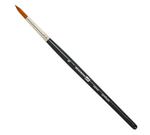 Кисти художественные набор 12 шт., в черной скрутке, синтетика, BRAUBERG ART CLASSIC, № 0-14, 200969