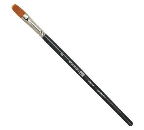 Кисти художественные набор 12 шт., в черной скрутке, синтетика, BRAUBERG ART CLASSIC, № 0-14, 200969