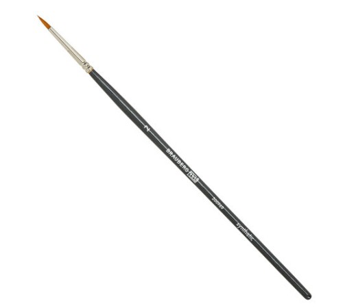 Кисти художественные набор 12 шт., в черной скрутке, синтетика, BRAUBERG ART CLASSIC, № 0-14, 200969