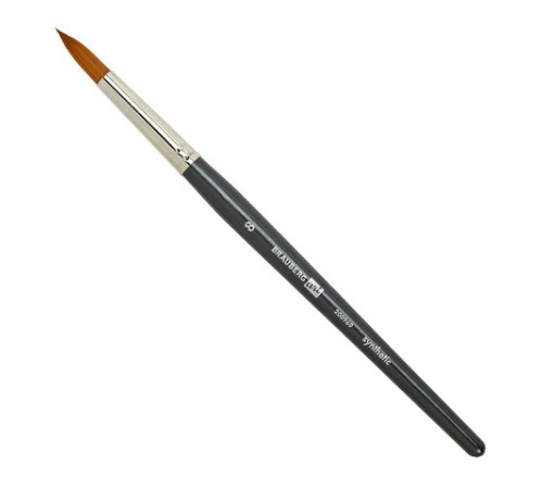 Кисти художественные набор 12 шт., в черной скрутке, синтетика, BRAUBERG ART CLASSIC, № 0-14, 200969