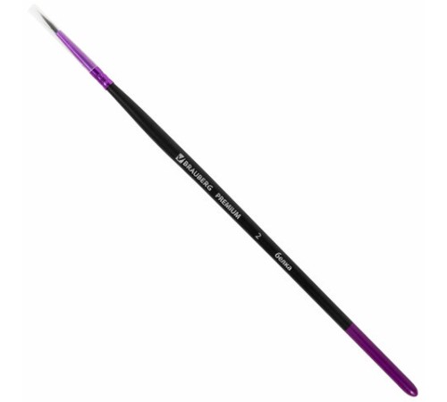 Кисть белка, круглая № 2, BRAUBERG PREMIUM, 200971