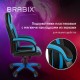 Кресло компьютерное BRABIX "Tanto GM-171", TW/экокожа, черное/голубое, 532575, 7083503