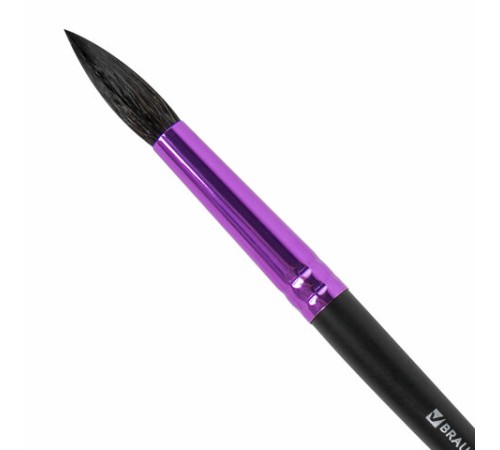 Кисть белка, круглая № 8, BRAUBERG PREMIUM, 200977