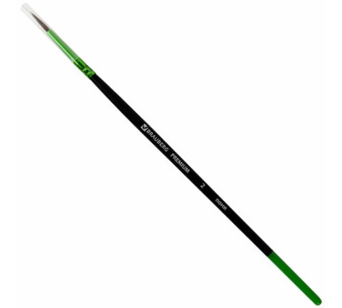 Кисть из ворса пони № 2, BRAUBERG PREMIUM, 200981