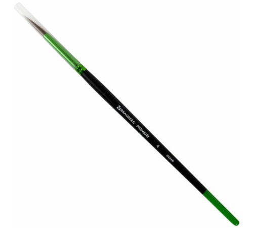 Кисть из ворса пони № 4, BRAUBERG PREMIUM, 200983