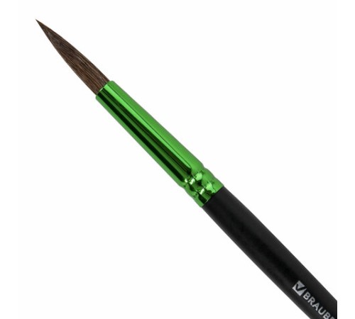 Кисть из ворса пони № 6, BRAUBERG PREMIUM, 200985