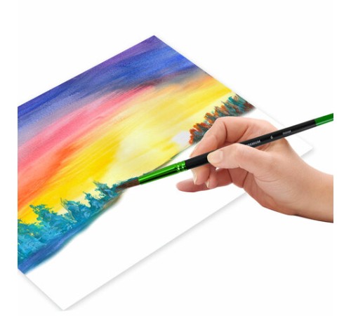 Кисть из ворса пони № 6, BRAUBERG PREMIUM, 200985