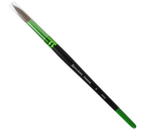 Кисть из ворса пони № 8, BRAUBERG PREMIUM, 200987