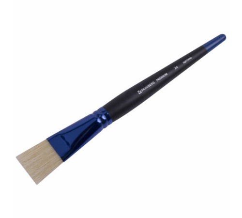 Кисть щетина, плоская № 24, BRAUBERG PREMIUM, 200999