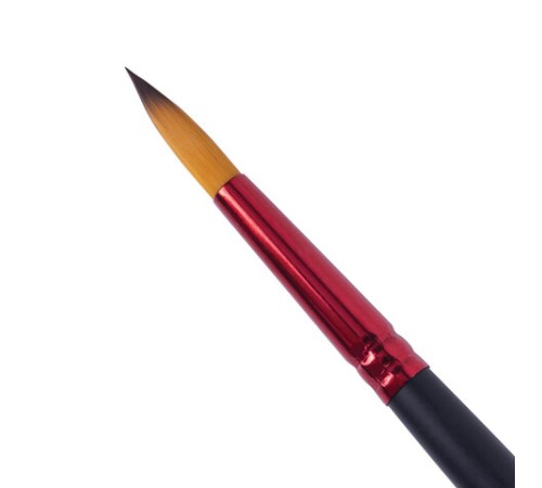 Кисть синтетика, круглая № 9, BRAUBERG PREMIUM, 201008