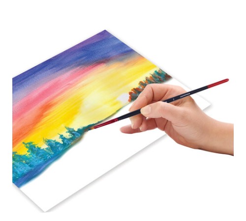 Кисть синтетика, плоская № 2, BRAUBERG PREMIUM, 201011