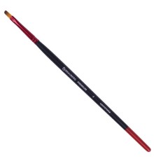 Кисть синтетика, плоская № 4, BRAUBERG PREMIUM, 201013