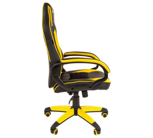Кресло компьютерное BRABIX "Blaze GM-162", TW/экокожа, черное/желтое, 532579, 7083507 Кресло компьютерное BRABIX "Blaze GM-162", TW/экокожа, черное/желтое, 532579, 7083507
