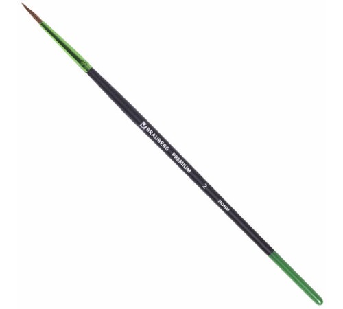 Кисти BRAUBERG PREMIUM, набор 10 шт. (круглые пони - 5 шт., синтетика - 3 шт., плоские щетина - 2 шт.), блистер, 201023