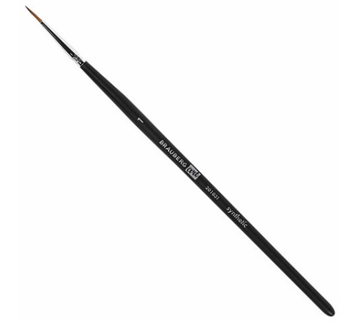 Кисти художественные набор 3 шт., синтетика (круглые № 0, 1, 2) BRAUBERG ART CLASSIC, 201031