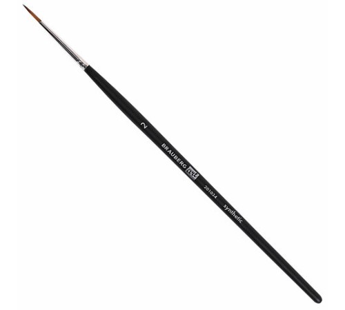 Кисти художественные набор 3 шт., синтетика (круглые № 0, 1, 2) BRAUBERG ART CLASSIC, 201031