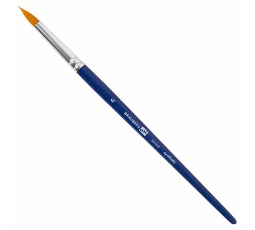 Кисти художественные набор 3 шт., синтетика (круглые № 4, 6,8), BRAUBERG ART DEBUT, 201039