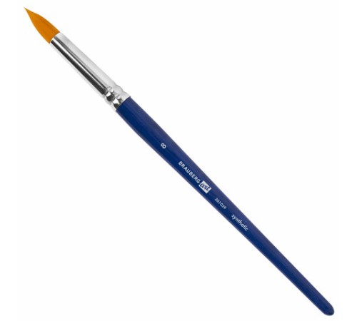 Кисти художественные набор 3 шт., синтетика (круглые № 4, 6,8), BRAUBERG ART DEBUT, 201039