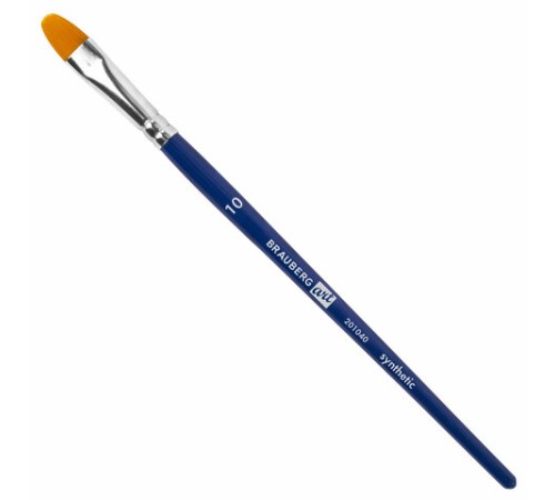 Кисти художественные набор 3 шт., синтетика (овальные № 6, 10,14), BRAUBERG ART DEBUT, 201040