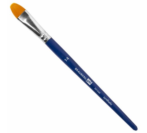 Кисти художественные набор 3 шт., синтетика (овальные № 6, 10,14), BRAUBERG ART DEBUT, 201040