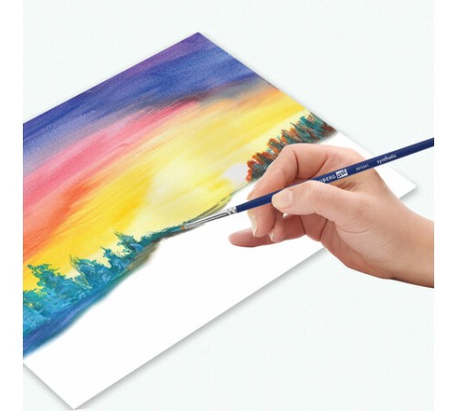 Кисти художественные набор 3 шт., синтетика (круглые № 1, 2,3), BRAUBERG ART DEBUT, 201041