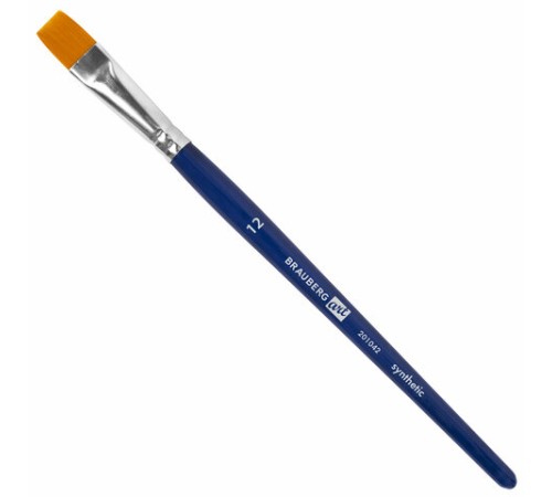 Кисти художественные набор 12 шт. в пенале, синтетика, BRAUBERG ART DEBUT, 201042